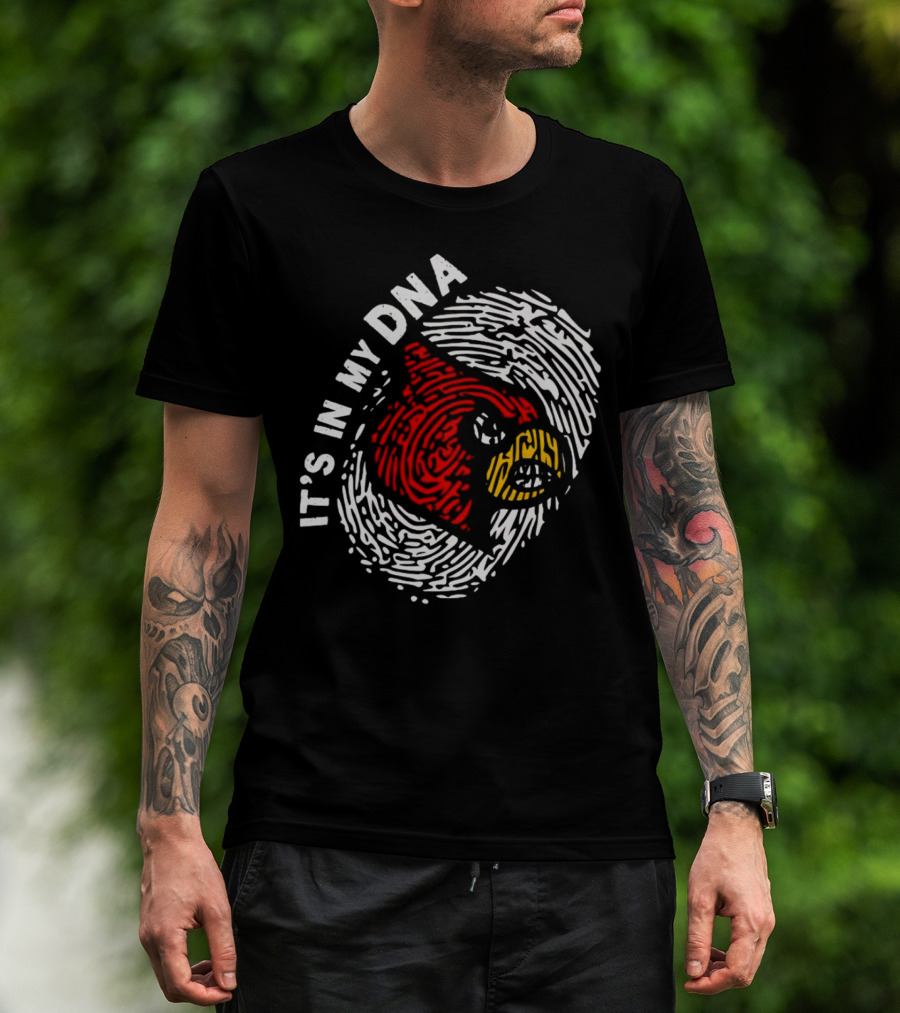 Louisville Cardinals It’s In My DNA Fingerprint T-Shirt