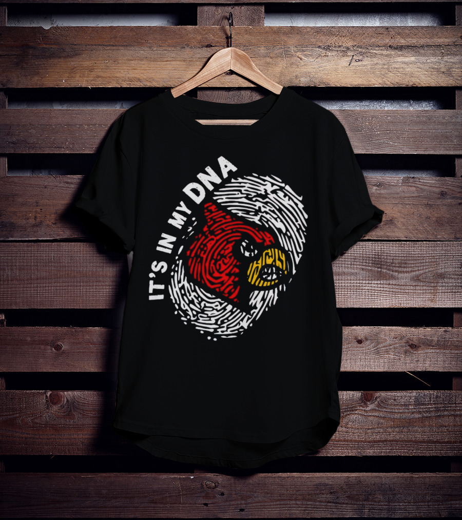 Louisville Cardinals It’s In My DNA Fingerprint T-Shirt