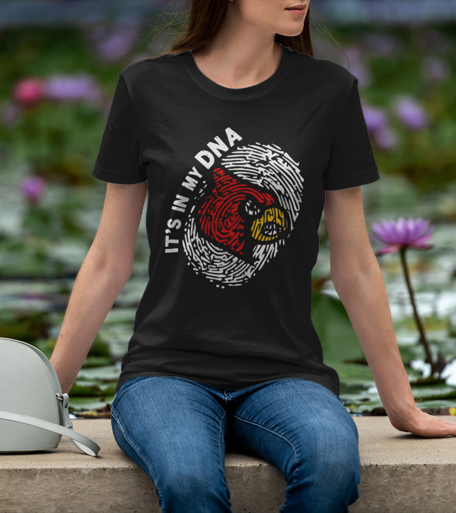 Louisville Cardinals It’s In My DNA Fingerprint T-Shirt