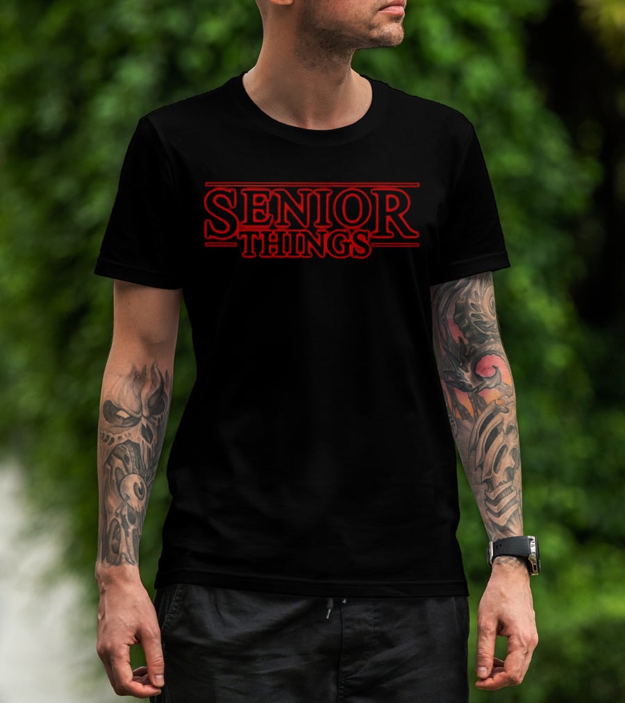 Senior Things Stranger Things Mashup T-Shirt