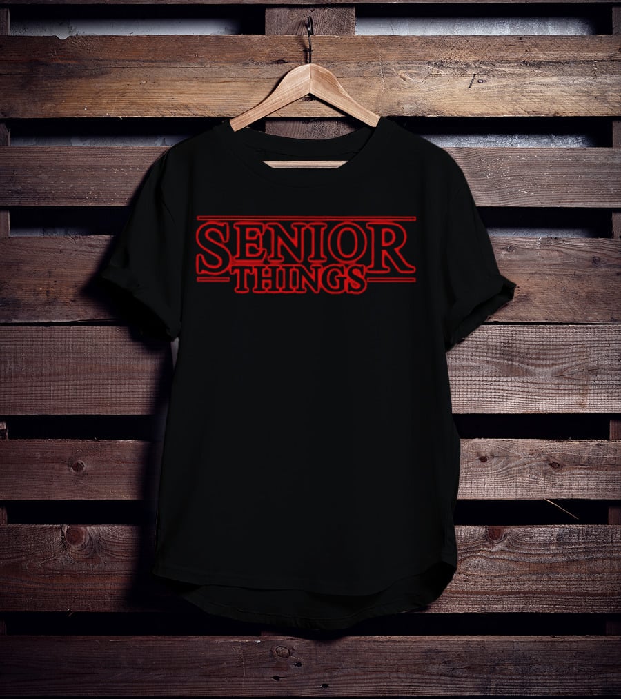 Senior Things Stranger Things Mashup T-Shirt