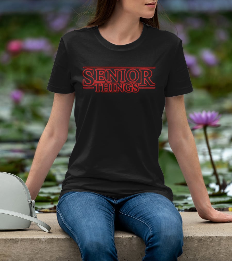 Senior Things Stranger Things Mashup T-Shirt