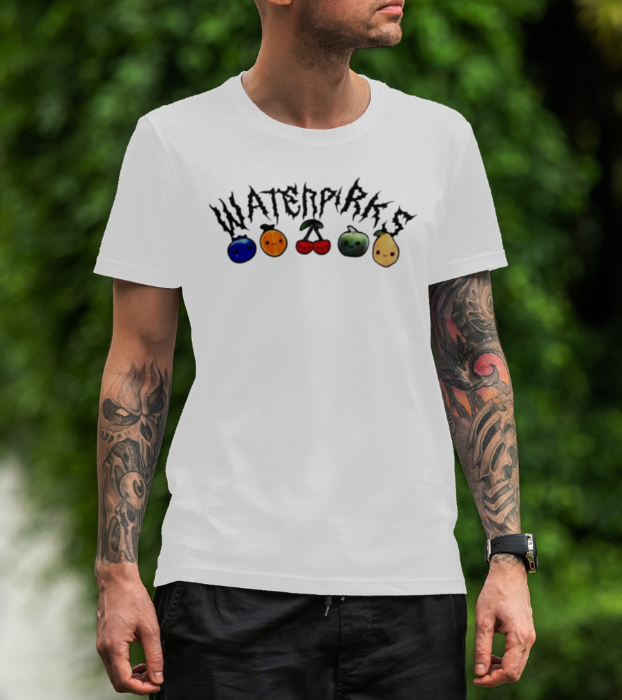 Waterparks Fruit Band Metal Style Cute Icons T-Shirt