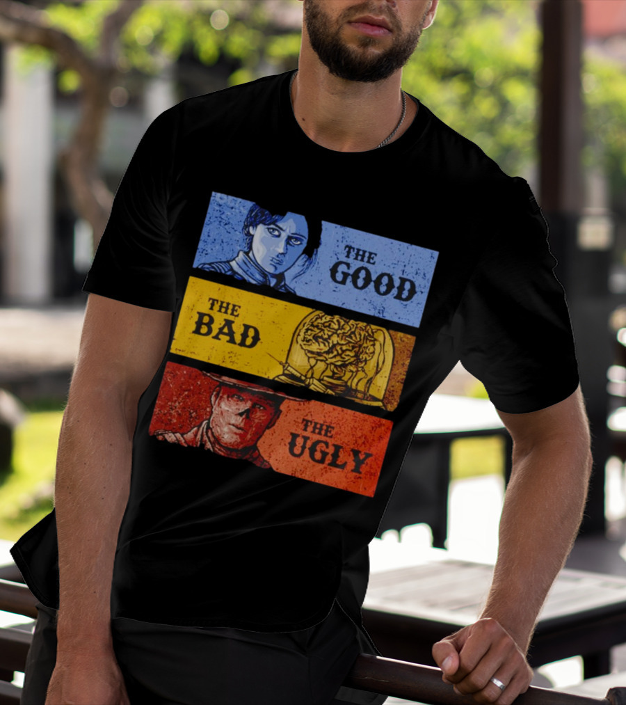 Fallout The Good The Bad The Ugly Character Carousel T-Shirt