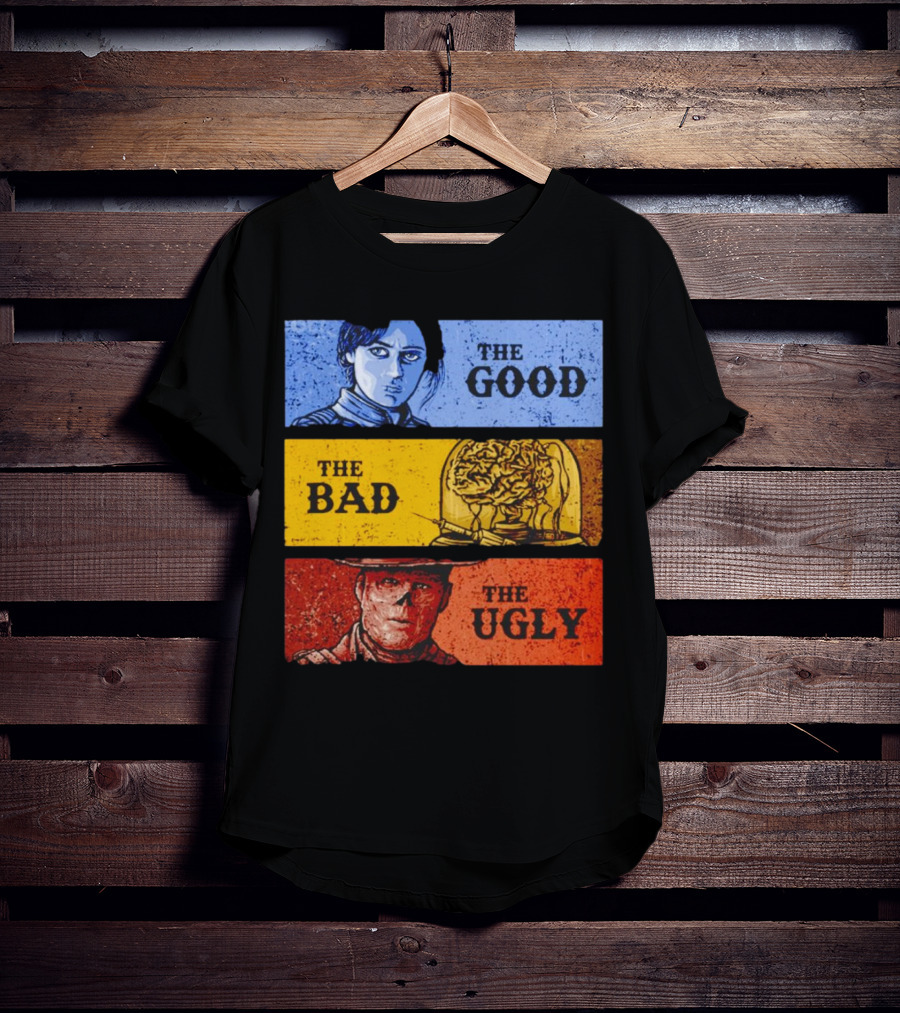 Fallout The Good The Bad The Ugly Character Carousel T-Shirt