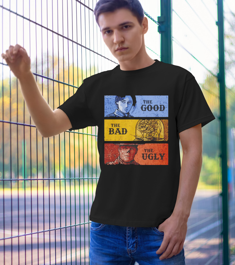 Fallout The Good The Bad The Ugly Character Carousel T-Shirt
