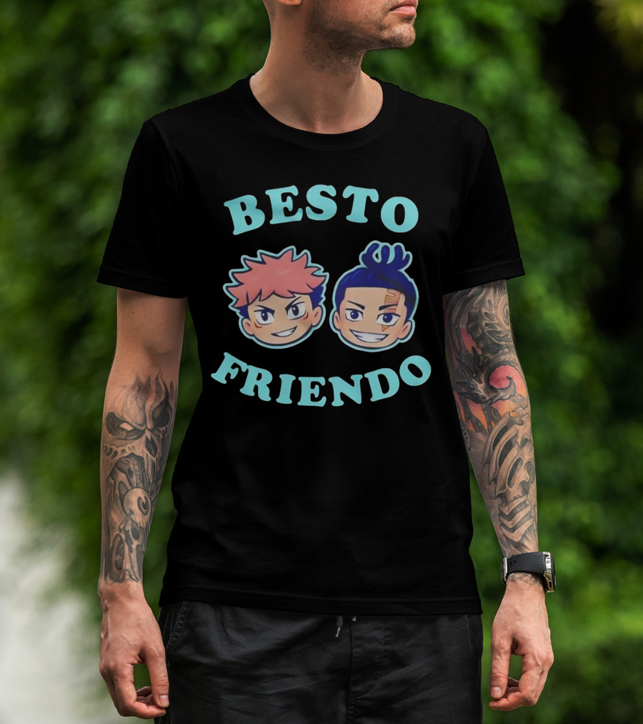 Besto Friendo Jujutsu Kaisen Yuji And Todo T-Shirt