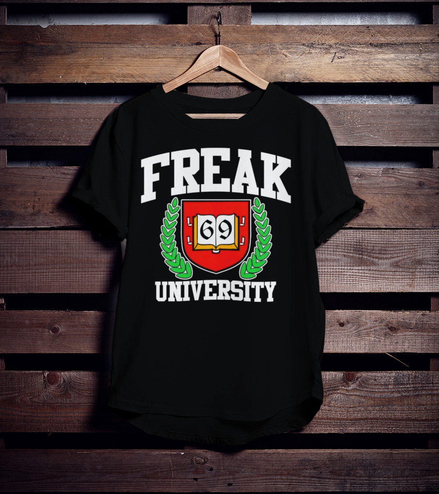 Freak University 69 Crest Emblem T-Shirt