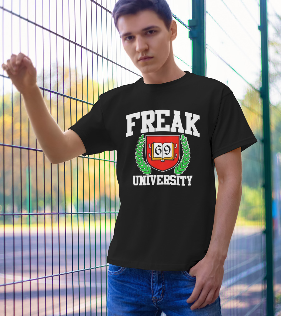 Freak University 69 Crest Emblem T-Shirt