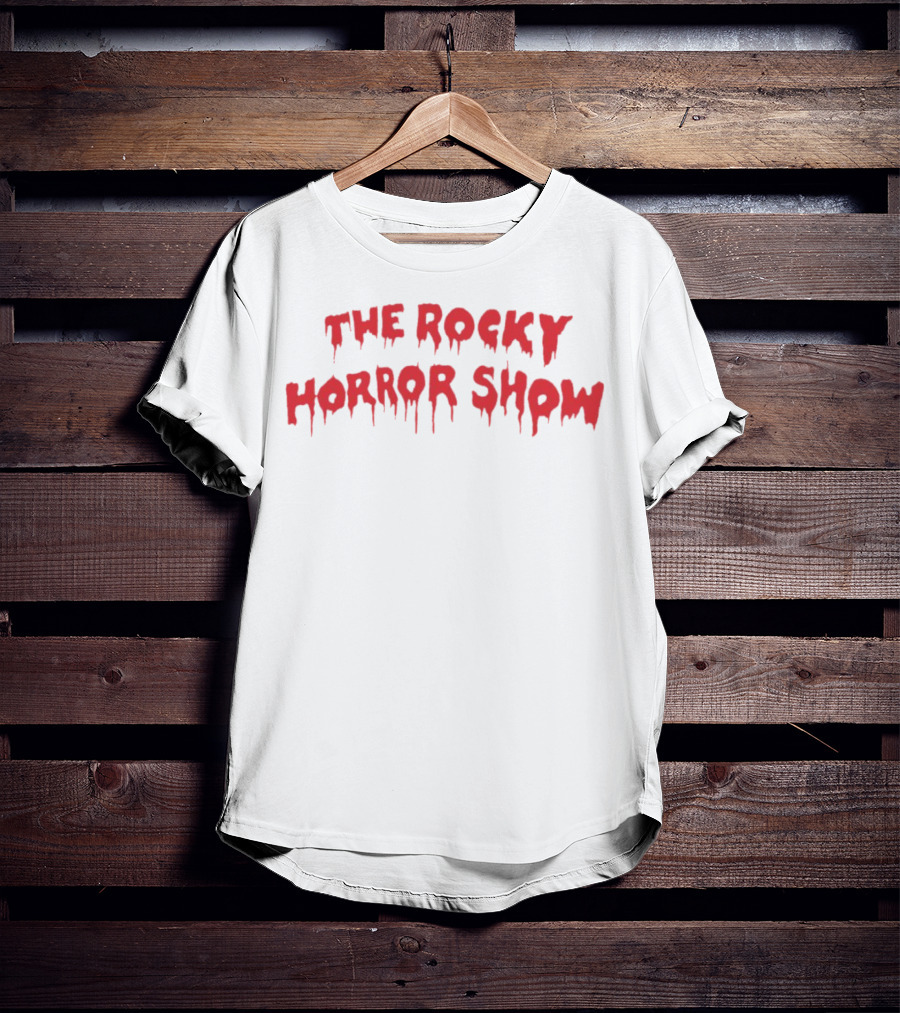 The Rocky Horror Show Dripping Red Horror Font T-Shirt