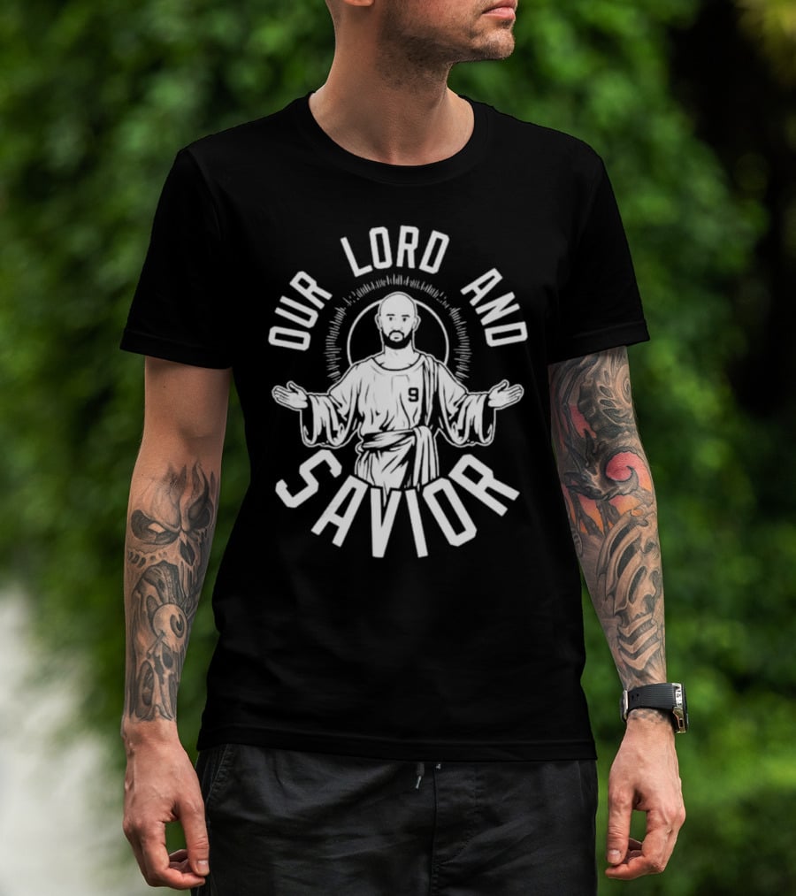 'Derrick White Our Lord And Savior Number 9 Iconic Design' T-Shirt