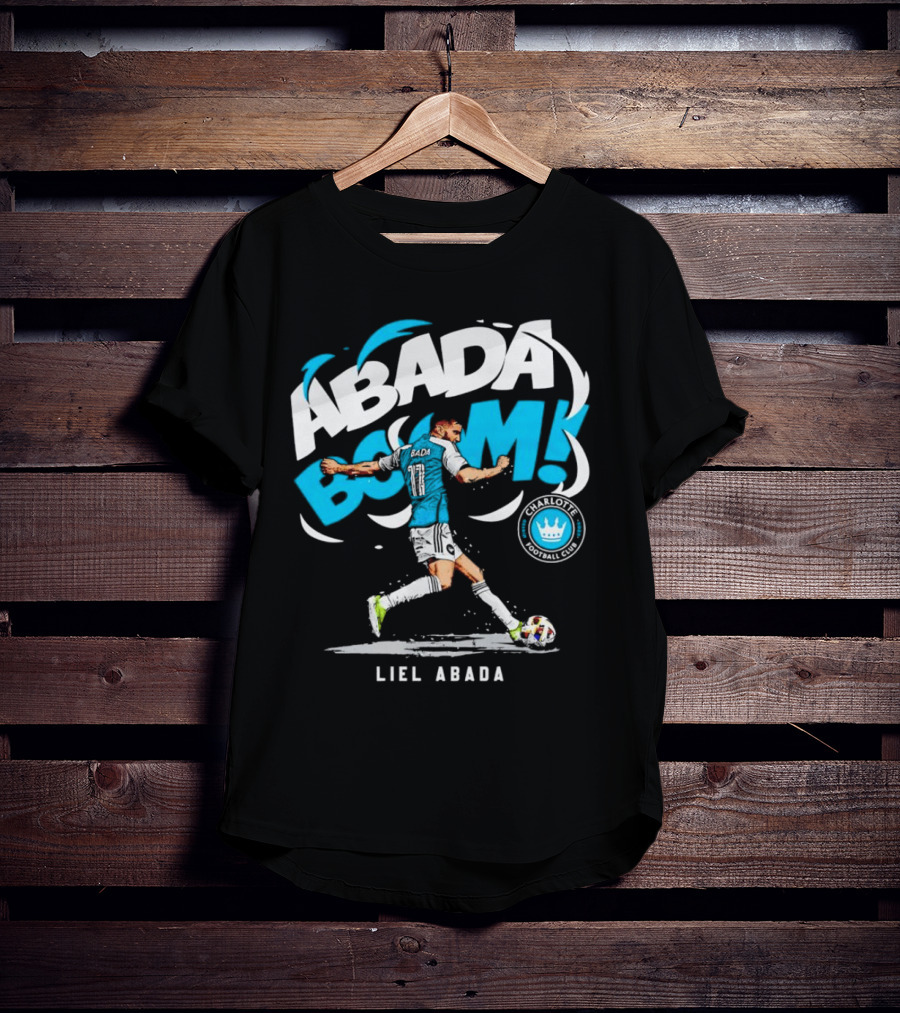 Liel Abada Charlotte Football Club Abada Boom Soccer Action T-Shirt