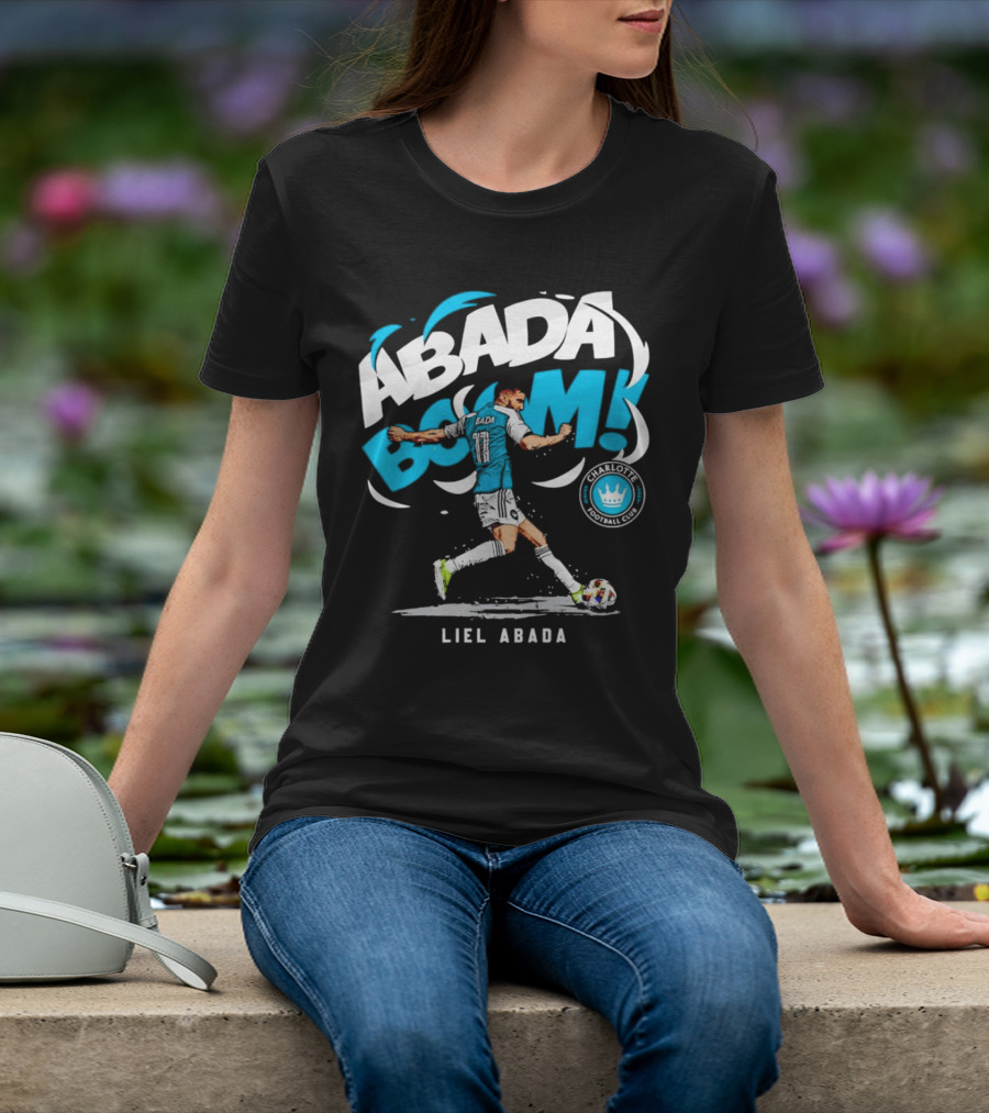 Liel Abada Charlotte Football Club Abada Boom Soccer Action T-Shirt