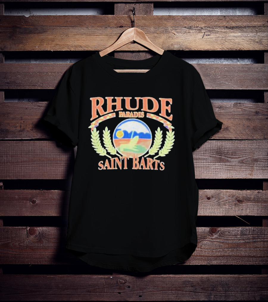 Rhude Paradis Saint Barts Retro Beach Vibes T-Shirt