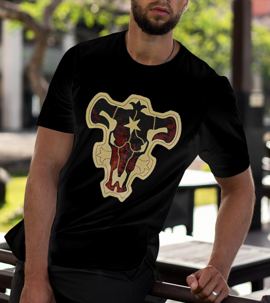 Zora Ideale Black Bull Symbol Black Clover Series T-Shirt