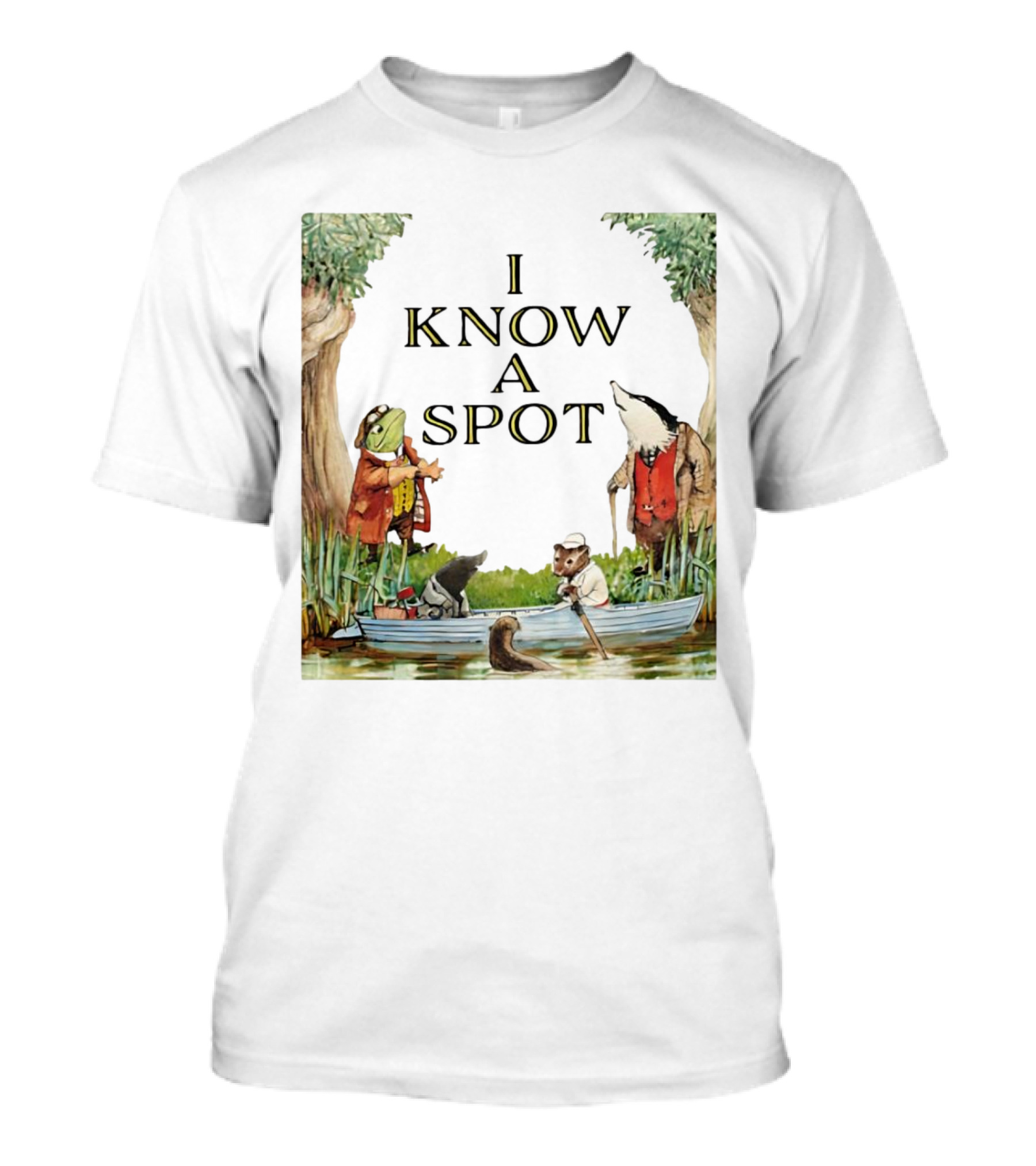 I Know A Spot Animals By The River With Friends T-Shirt