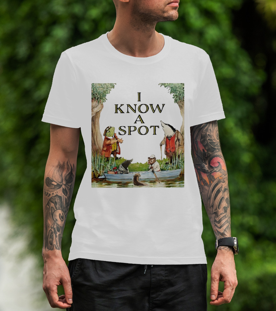 I Know A Spot Animals By The River With Friends T-Shirt