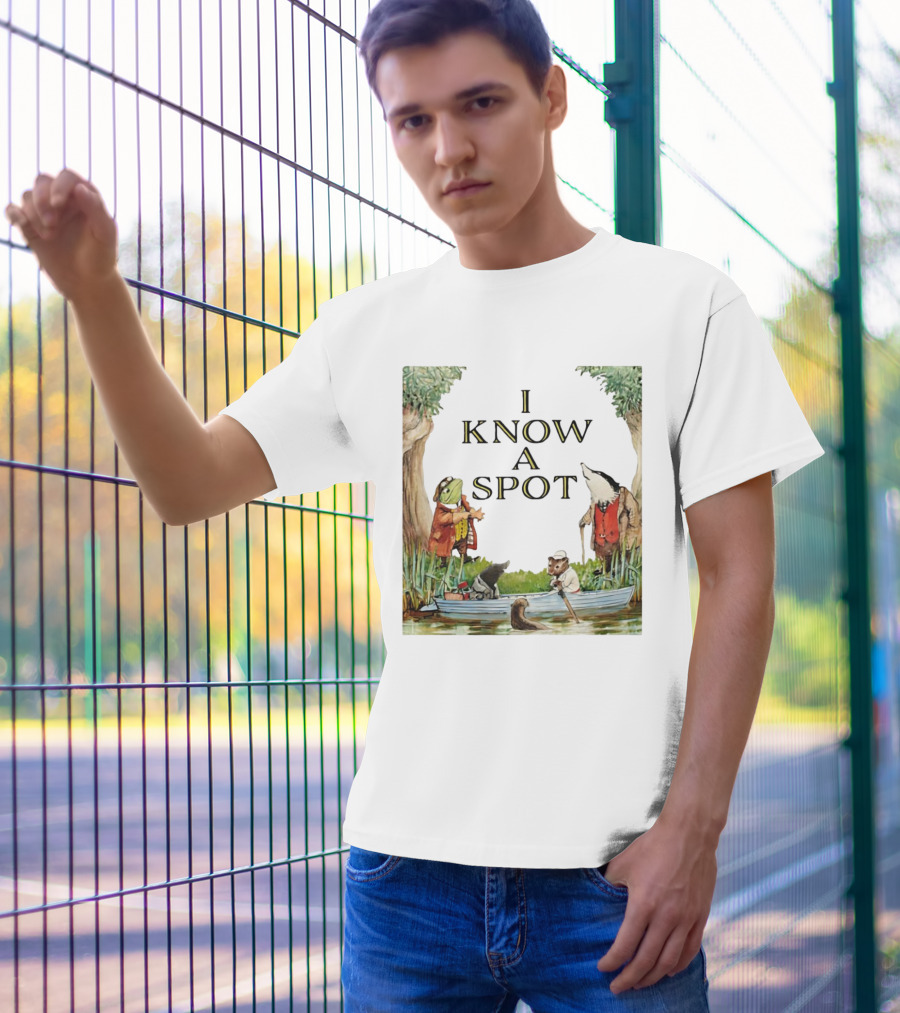 I Know A Spot Animals By The River With Friends T-Shirt