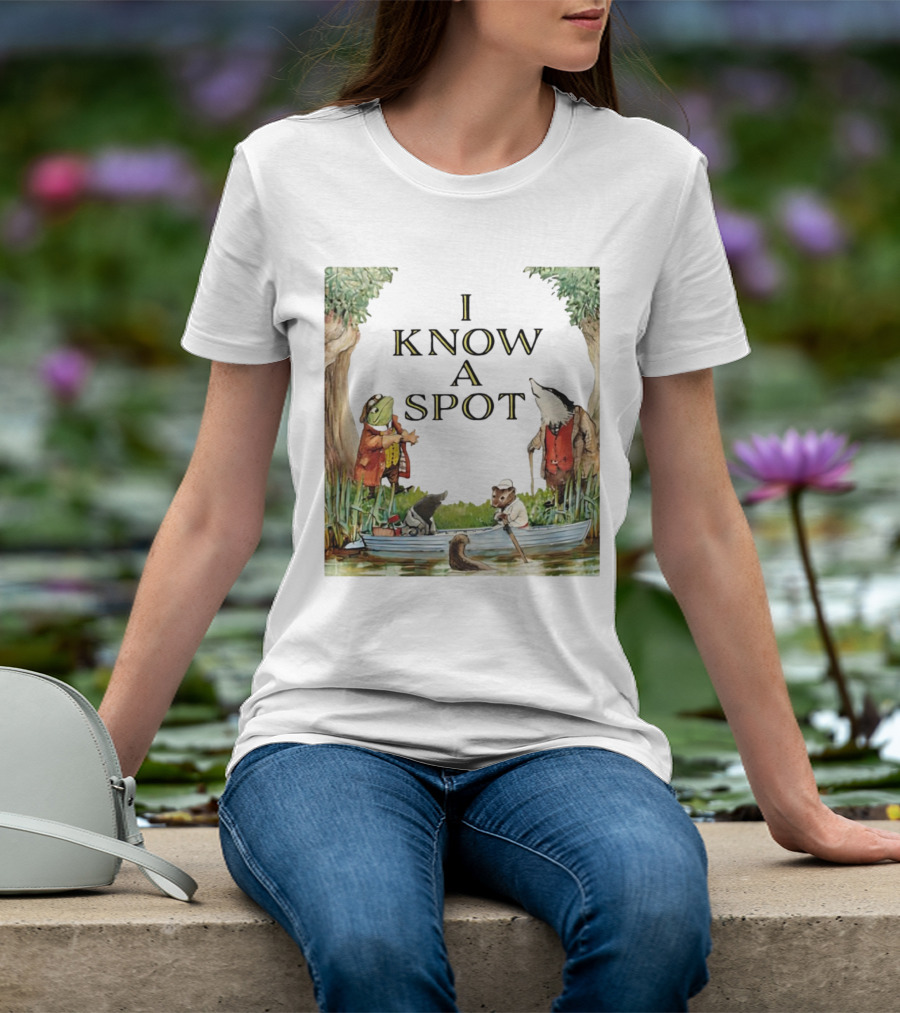 I Know A Spot Animals By The River With Friends T-Shirt