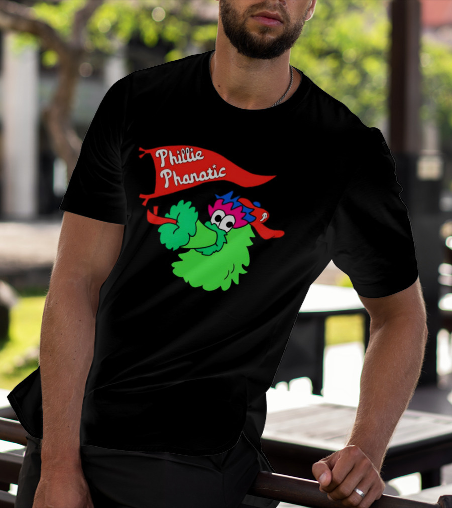 Phillie Phanatic Philadelphia Phillies Mascot Banner T-Shirt