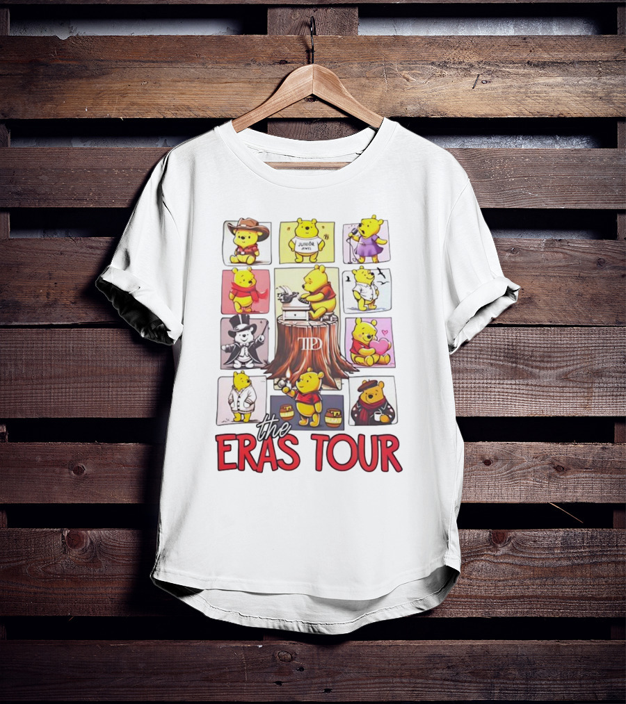 Winnie The Pooh In Diverse Costumes The Eras Tour T-Shirt