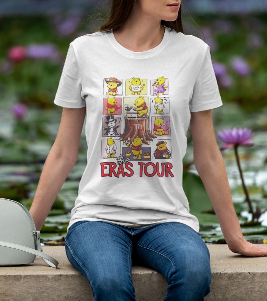 Winnie The Pooh In Diverse Costumes The Eras Tour T-Shirt