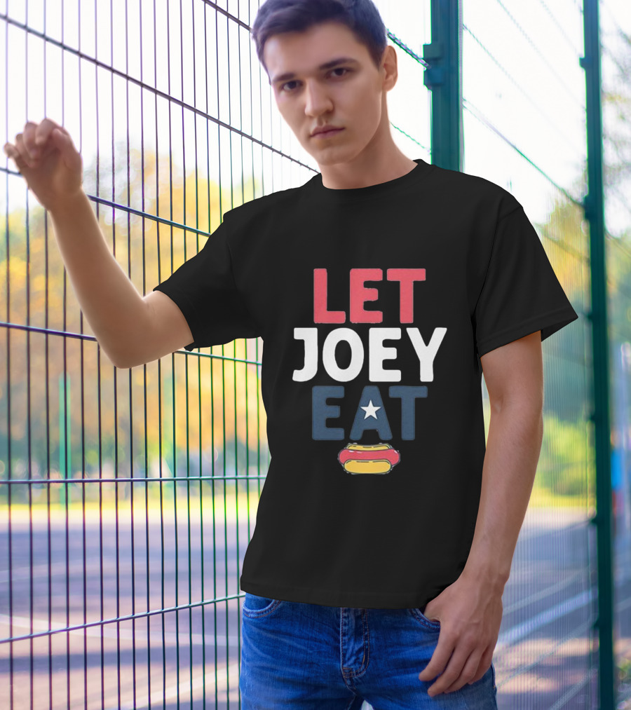 LET JOEY EAT Star Hotdog T-Shirt