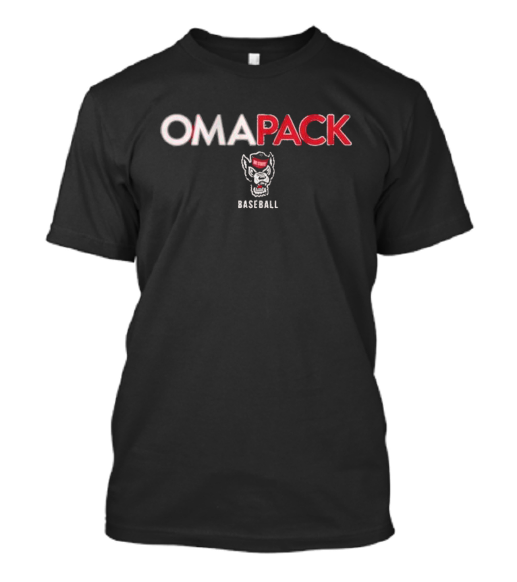 Omapack NC State Baseball Wolfpack T-Shirt