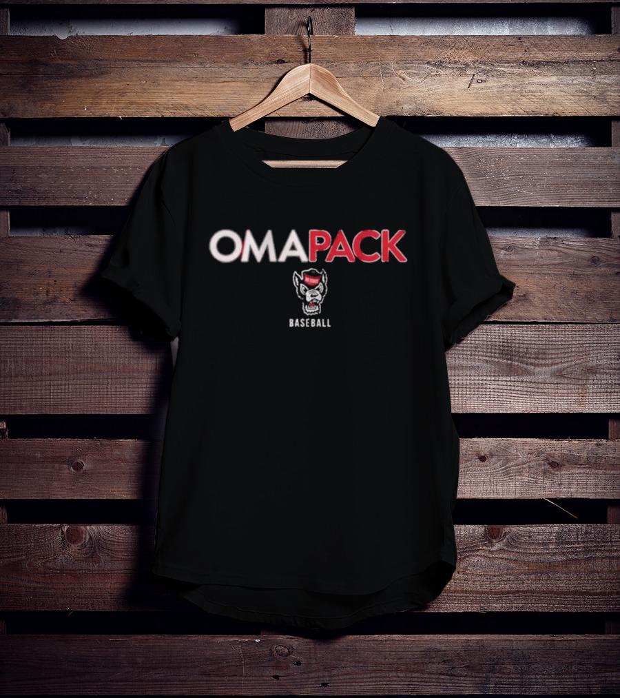 Omapack NC State Baseball Wolfpack T-Shirt