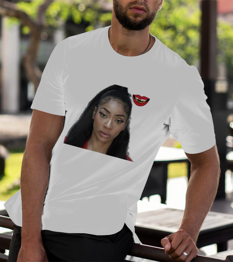 Tommie Lee Arrested Mugshot With Red Lips T-Shirt