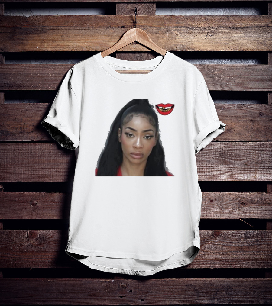 Tommie Lee Arrested Mugshot With Red Lips T-Shirt