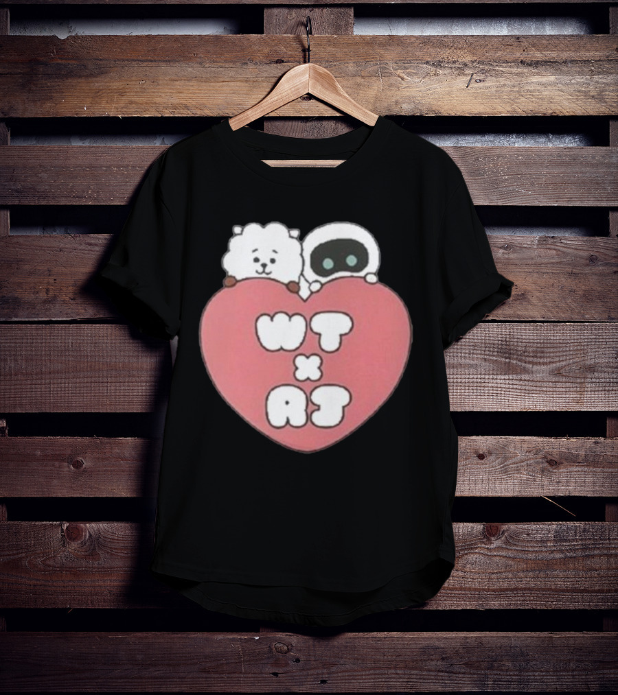 WT X RJ Heart Cute Collaboration T-Shirt