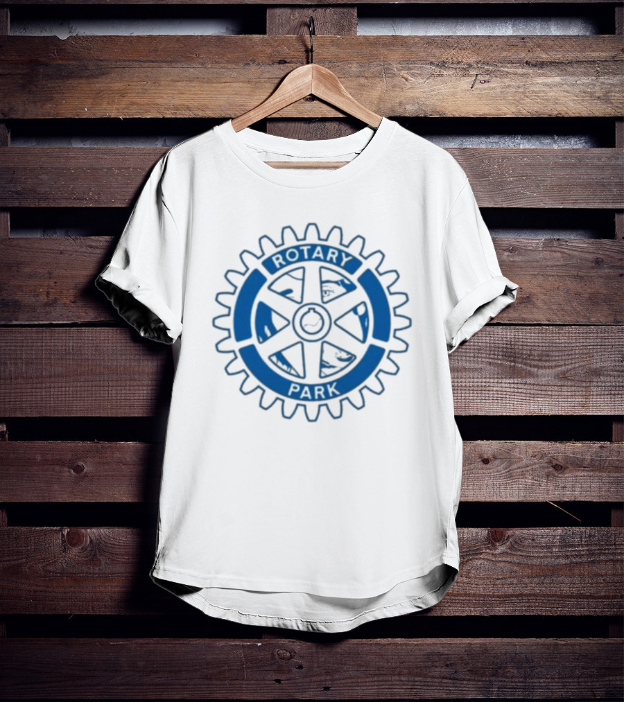 Rotary Park Blue Gear Emblem T-Shirt