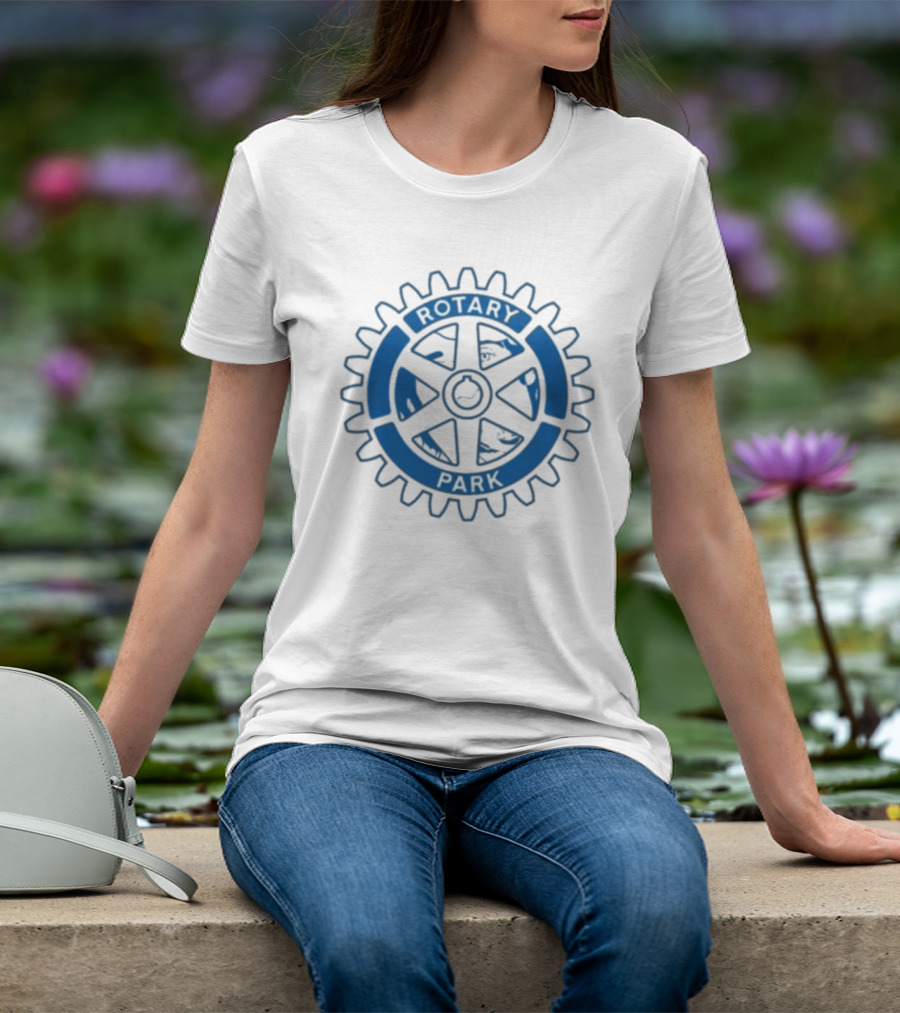 Rotary Park Blue Gear Emblem T-Shirt