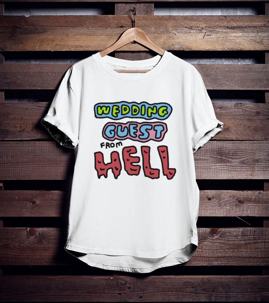 Wedding Guest From Hell Blocky T-Shirt