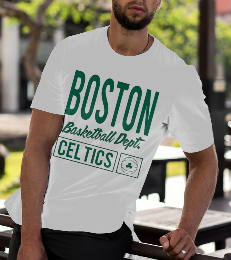 Boston Celtics Basketball Dept Celtics Shamrock T-Shirt