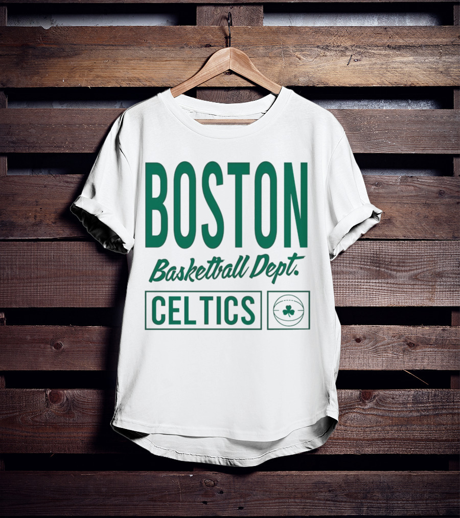 Boston Celtics Basketball Dept Celtics Shamrock T-Shirt