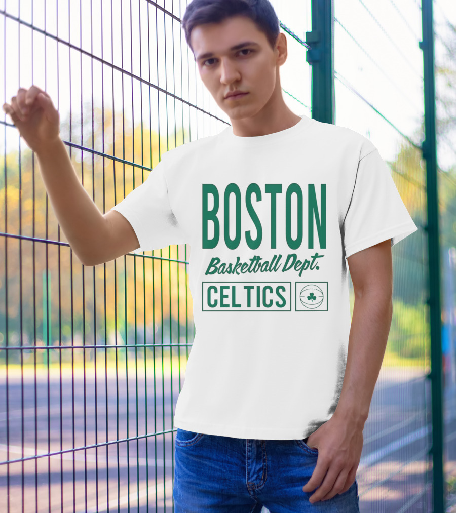 Boston Celtics Basketball Dept Celtics Shamrock T-Shirt