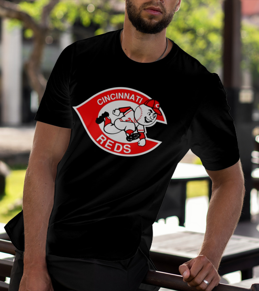 Cincinnati Reds Mascot MLB Baseball T-Shirt