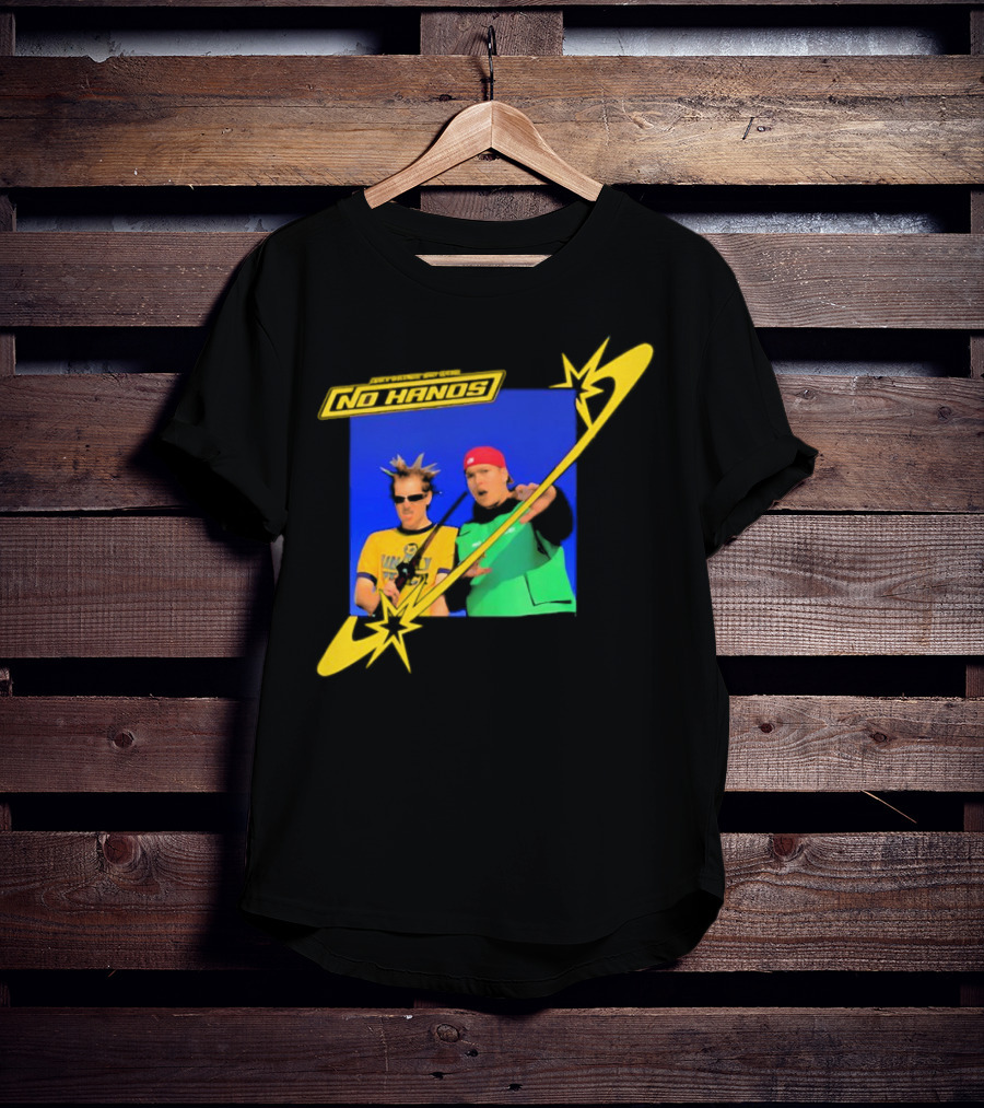 Joey Valence And Brae No Hands Retro Graphic Duo In Yellow And Green With Starburst T-Shirt