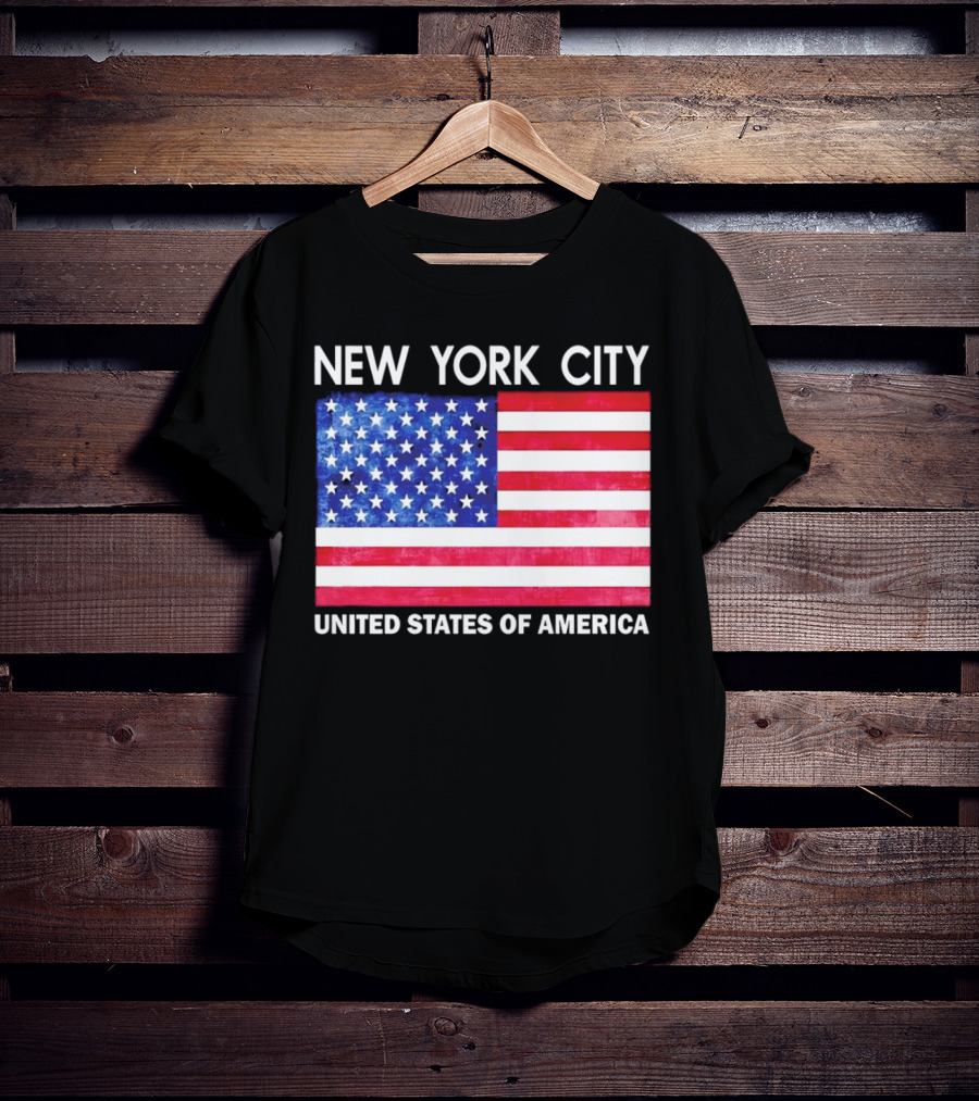 NEW YORK CITY UNITED STATES OF AMERICA FLAG T-Shirt