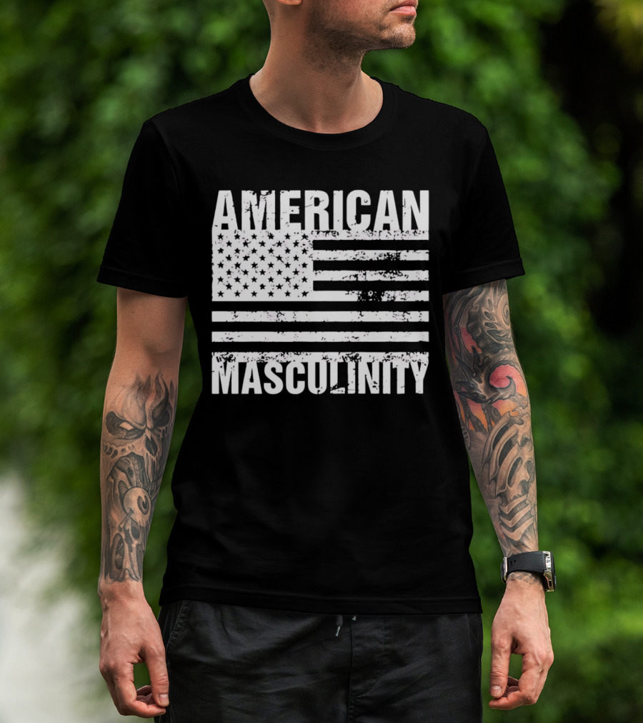 AMERICAN MASCULINITY USA FLAG T-Shirt