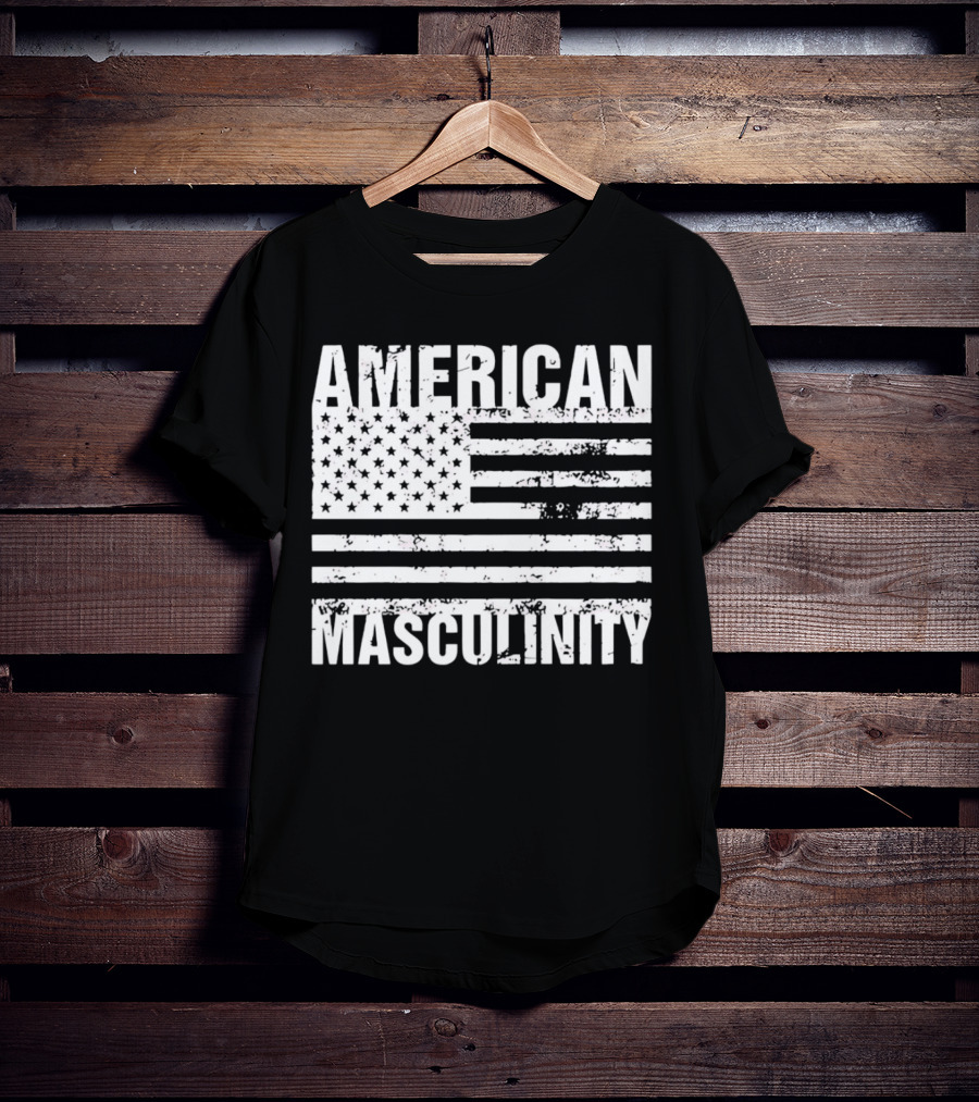 AMERICAN MASCULINITY USA FLAG T-Shirt
