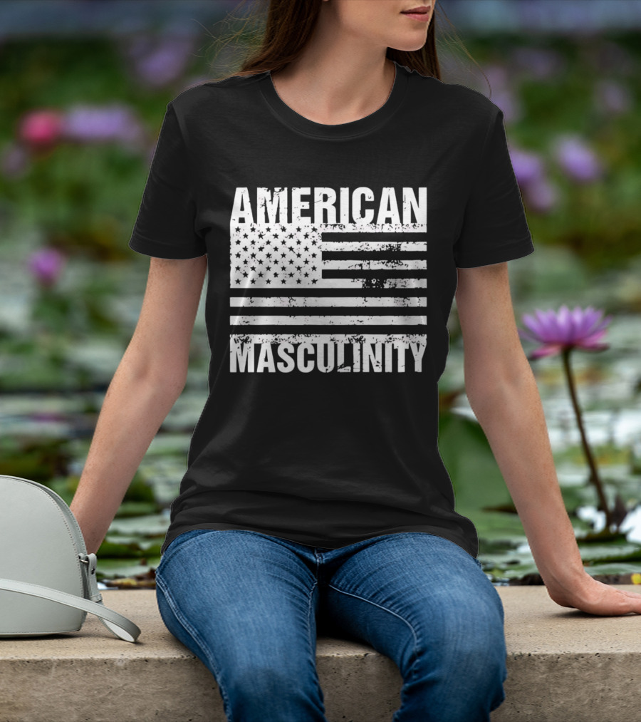 AMERICAN MASCULINITY USA FLAG T-Shirt