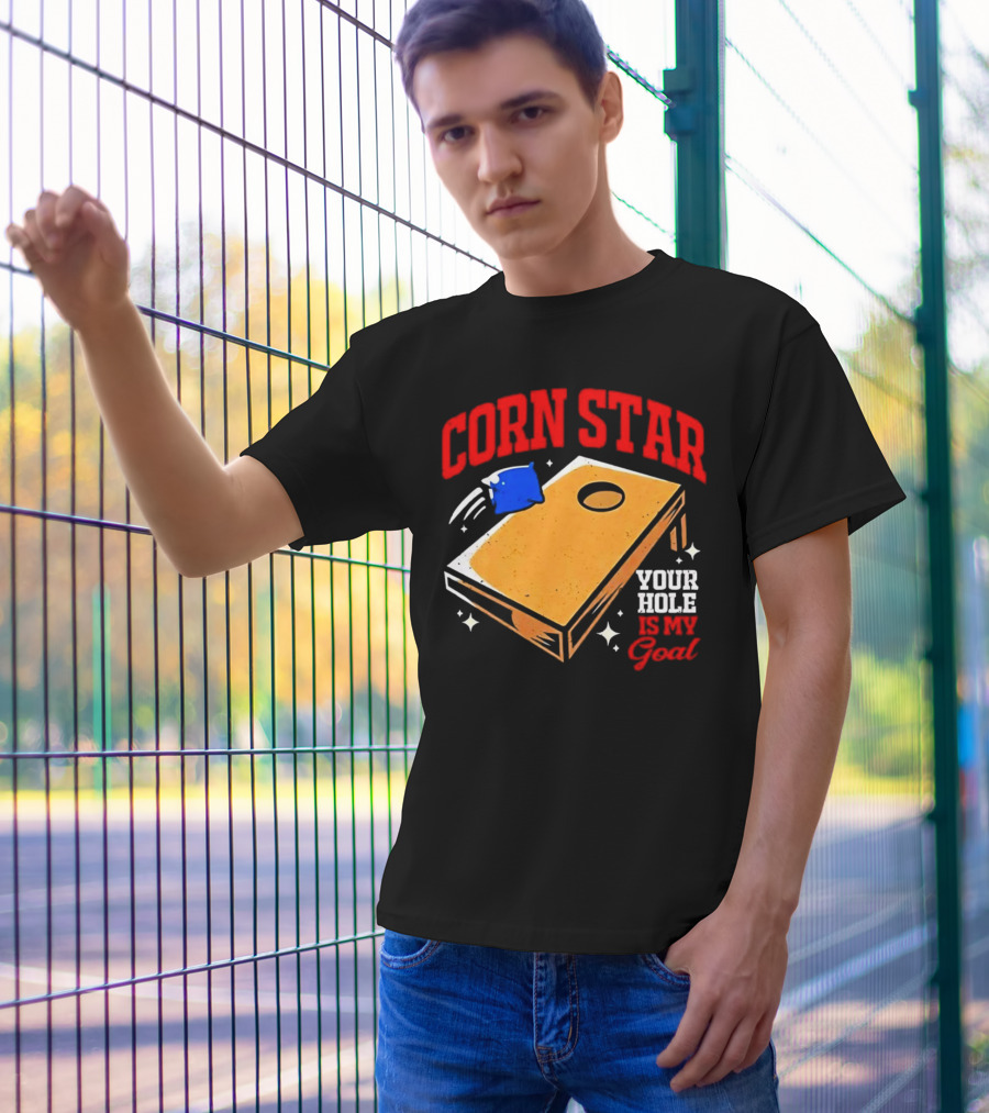 CORN STAR Your Hole Is My Goal Cornhole Game Target T-Shirt