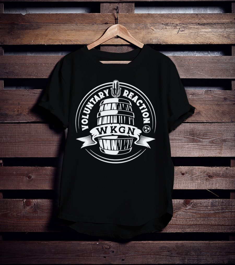 Voluntary Reaction WKGN Microphone Barrel T-Shirt