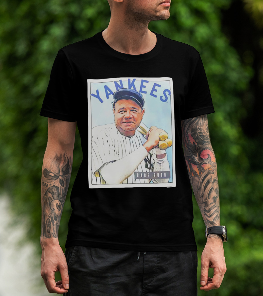 YANKEES Babe Ruth Baseball T-Shirt