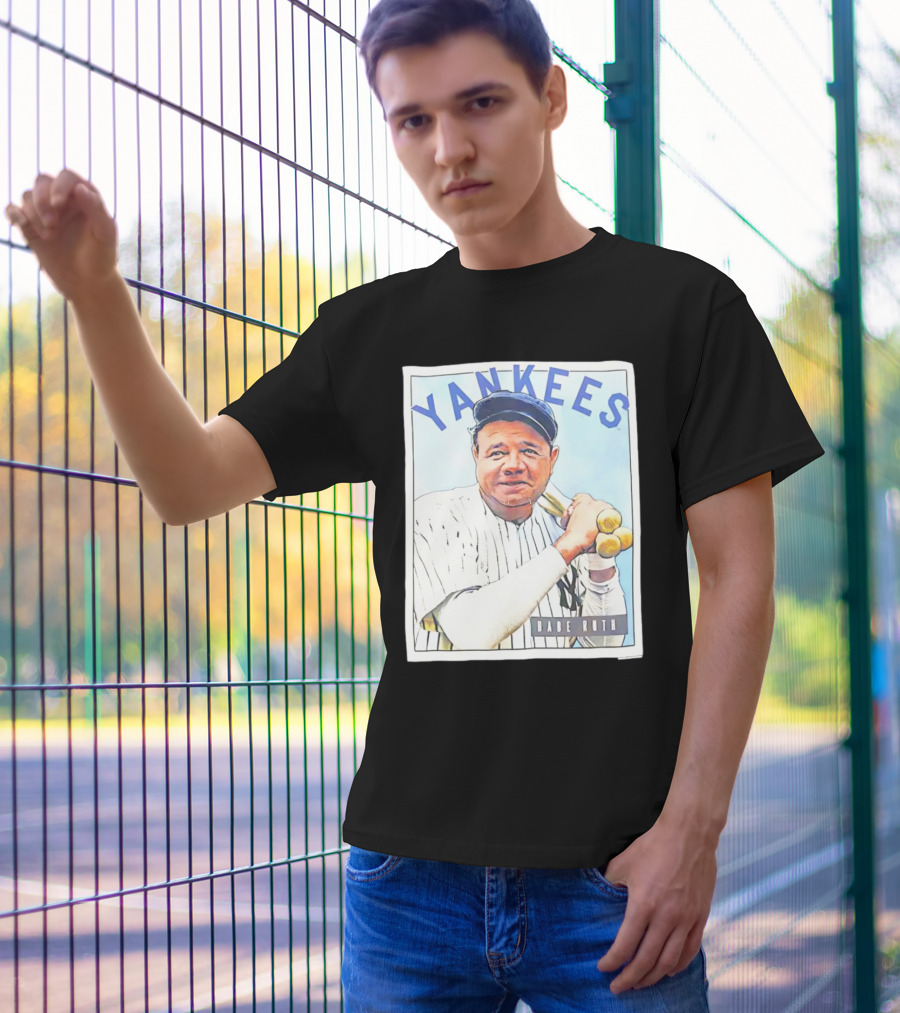 YANKEES Babe Ruth Baseball T-Shirt