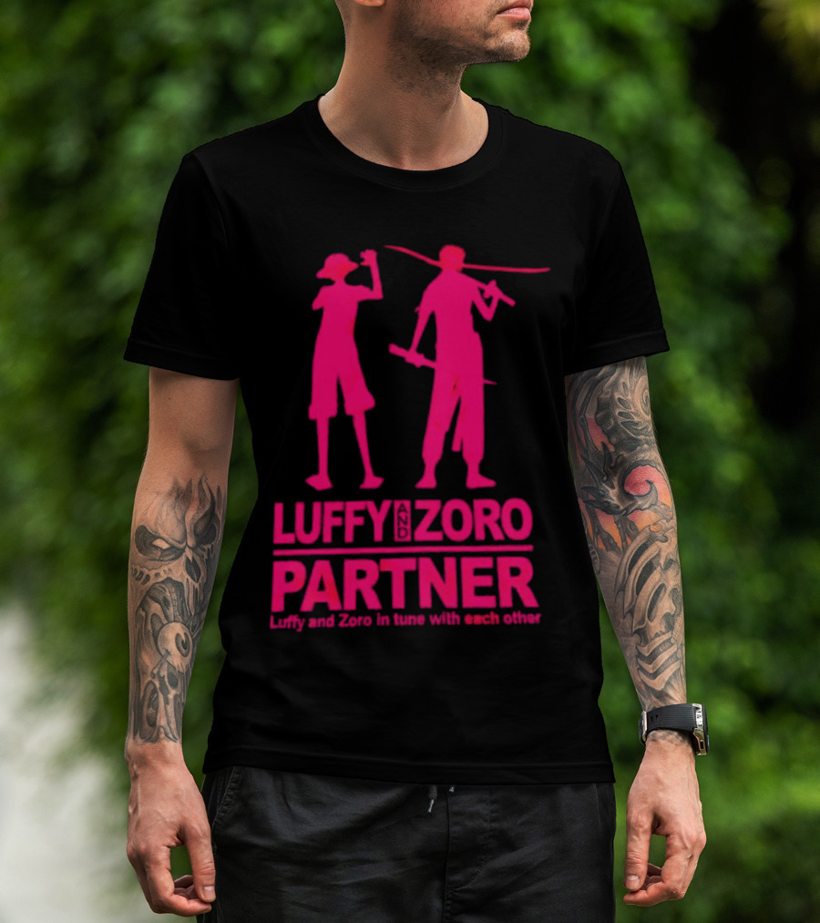 Luffy And Zoro Partner In Tune With Each Other T-Shirt