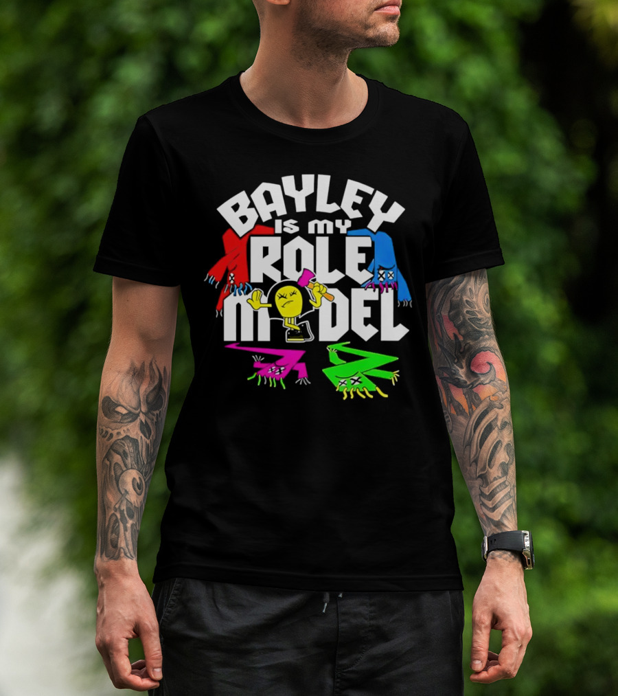 Bayley Is My Role Model Wacky Inflatable Tube Men T-Shirt